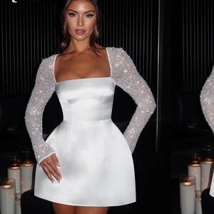 DOLLY MINI DRESS - IVORY